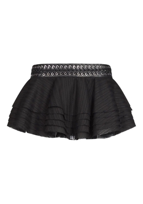 Ludovic de Saint Sernin Charlotte micro skirt - Black