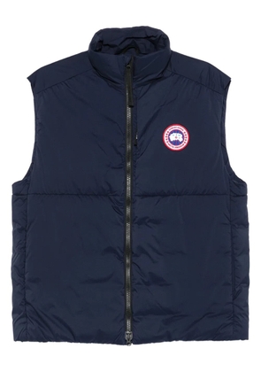 Canada Goose Lodge logo-patch quilted gilet - Blue