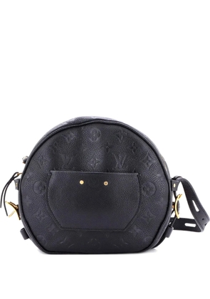 Louis Vuitton Pre-Owned Boite Chapeau Souple Bag Monogram Empreinte Leather MM crossbody bag - Black