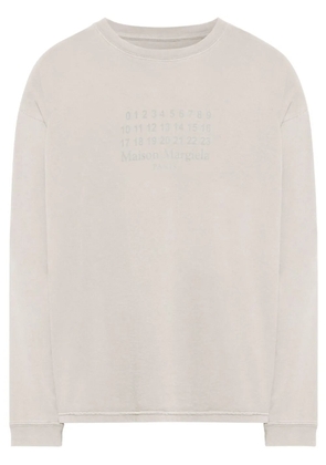 Maison Margiela logo-print T-shirt - Neutrals