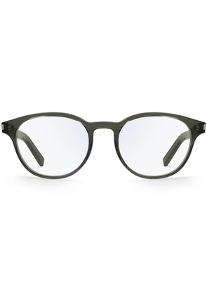 Saint Laurent Eyewear Classic 10 oval-frame glasses - Green