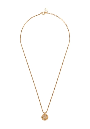 Christian Dior Pre-Owned CD-pendant necklace - Gold