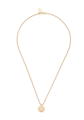 Christian Dior Pre-Owned CD logo-pendant necklace - Gold