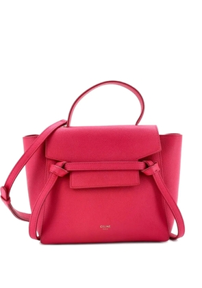Celine Pre-Owned Belt Bag Textured Leather Nano shoulder bag - Pink