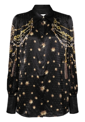 Camilla graphic-print silk shirt - Multicolour