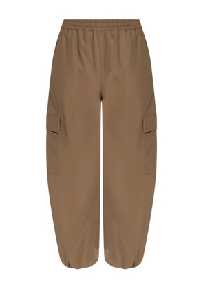 Max Mara elasticated tapered trousers - 003 BROWN