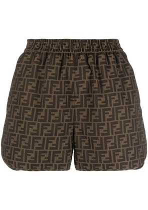 FENDI FF monogram shorts - Neutrals