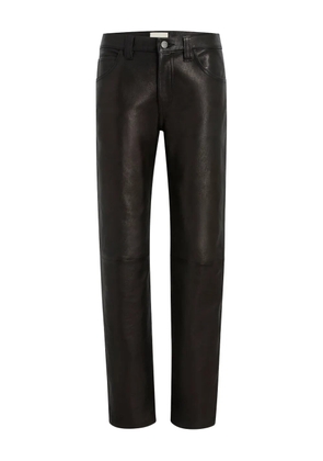 KHAITE Emmet leather trousers - Black