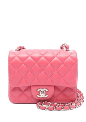 CHANEL Pre-Owned 2019 mini matelasse shoulder bag - Pink