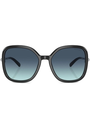 Tiffany & Co Eyewear gradient-lenses round-frame sunglasses - Black