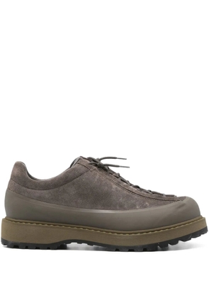 Stone Island lace-up suede sneakers - Green