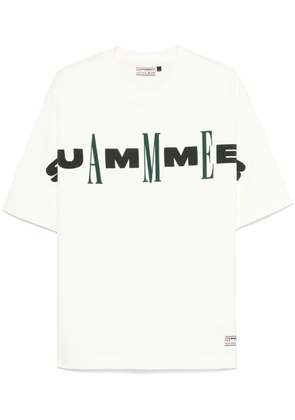 SUMMER GAMES logo-print T-shirt - Neutrals