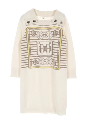 Hermès Pre-Owned 2010s Bouclerie Moderne mini dress - Neutrals
