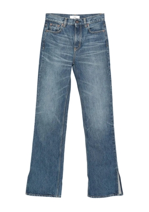 Chloé side-slit straight-leg jeans - Blue