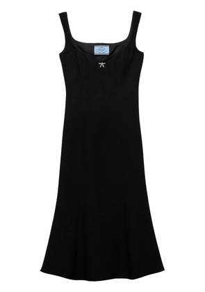 Prada cady midi dress - Black