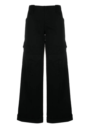 TOM FORD wide-leg cargo trousers - Black