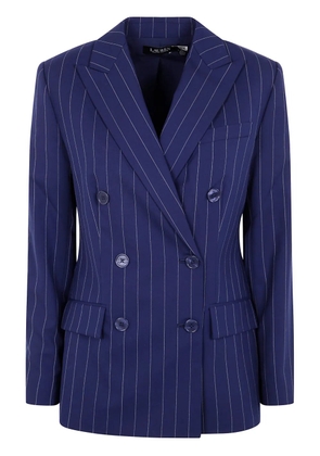 Lauren Ralph Lauren pinstriped blazer - Blue