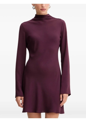 Patrizia Pepe button-detail mini dress - Red