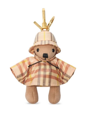 Burberry Thomas Bear charm keyring - Neutrals