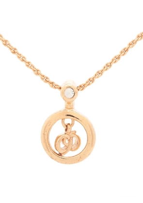 Christian Dior Pre-Owned CD-pendant necklace - Gold