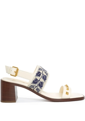 Valentino Garavani 60mm Rockstud sandals - White