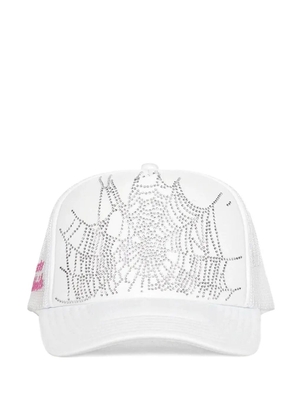 SP5DER web trucker cap - White