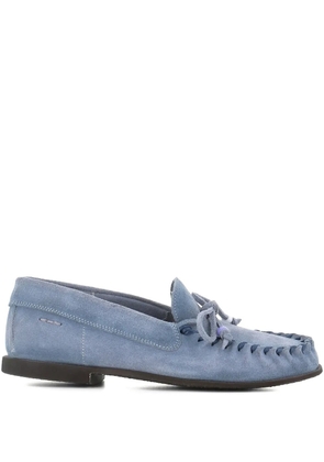 Alexander Hotto suede moccasin loafers - Blue