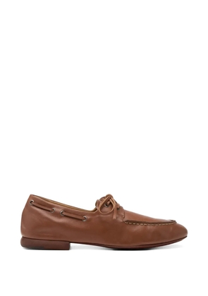 Marsèll Mandolo lace-up stitching loafers - Brown