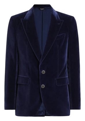 Dolce & Gabbana velvet blazer - Blue