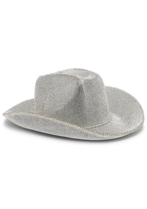 Philipp Plein Texas crystal-embellished hat - Silver