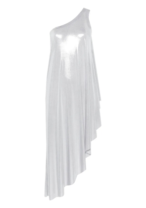 Norma Kamali one-shoulder asymmetric tunic - Silver