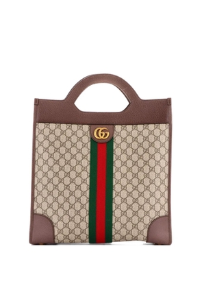 Gucci Pre-Owned Ophidia Cut Out Handle GG Coated Canvas Medium tote bag - Brown