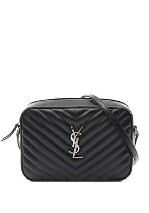 Saint Laurent Pre-Owned 2021 Lou monogram shoulder bag - Black