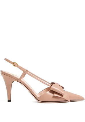 Valentino Garavani 85mm Bowow slingback pumps - Pink