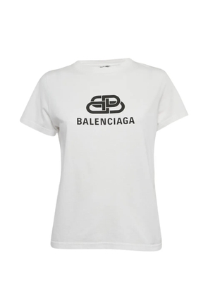 Balenciaga Pre-Owned BB Logo print T-shirt - White