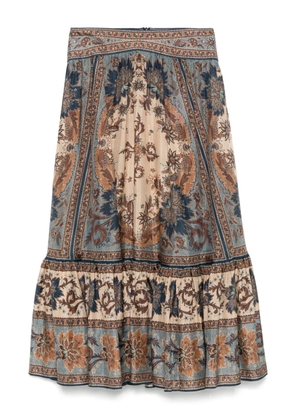 ZIMMERMANN Ascension midi skirt - Blue