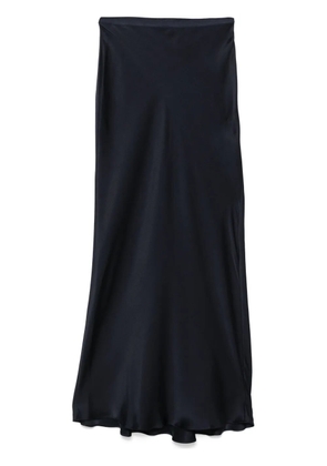ANINE BING silk midi skirt - Blue