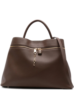 TWINSET key-charm tote bag - Brown