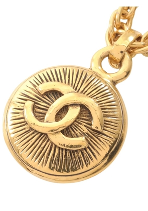 CHANEL Pre-Owned Coco-mark necklace - Gold