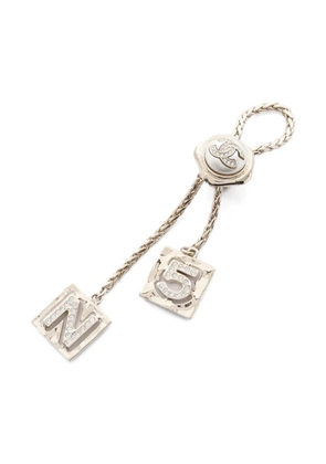 CHANEL Pre-Owned 1986-1988 Interlocking CC brooch - Silver