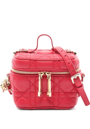 Christian Dior Pre-Owned 2010s Lady Dior vanity handbag - Red