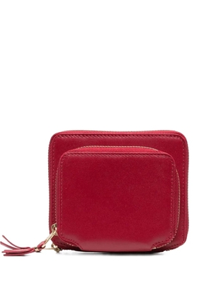Comme Des Garçons Wallet Outside pocket double-zip wallet - Red