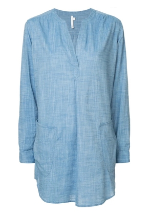 Seafolly Boyfriend Beach Shirt - Blue