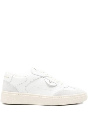 Giuseppe Zanotti leather panelled sneakers - White