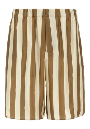 FENDI Pequin shorts - Brown