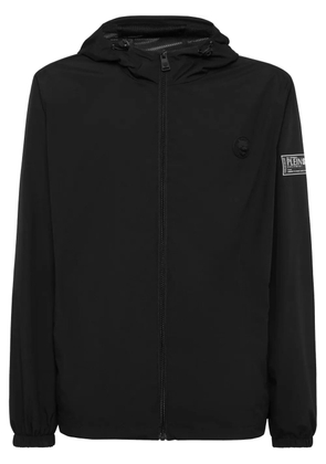 Plein Sport zip-up windbreaker jacket - Black