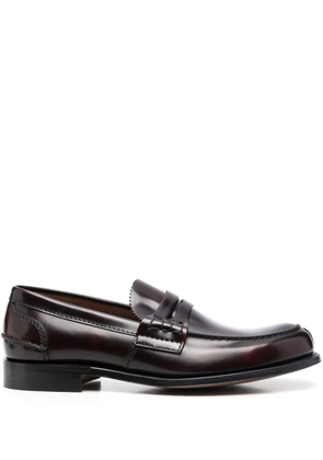 Church's penny-slot leather loafers - Brown