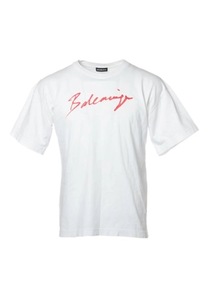 Balenciaga Pre-Owned 2019 logo-print T-shirt - White