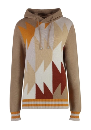 Malo cashmere hoodie - Neutrals