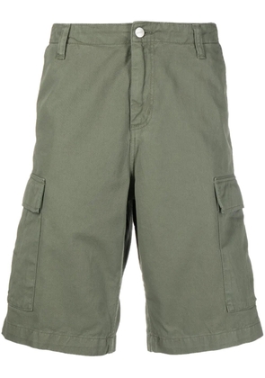 Carhartt WIP logo-patch cargo shorts - Green